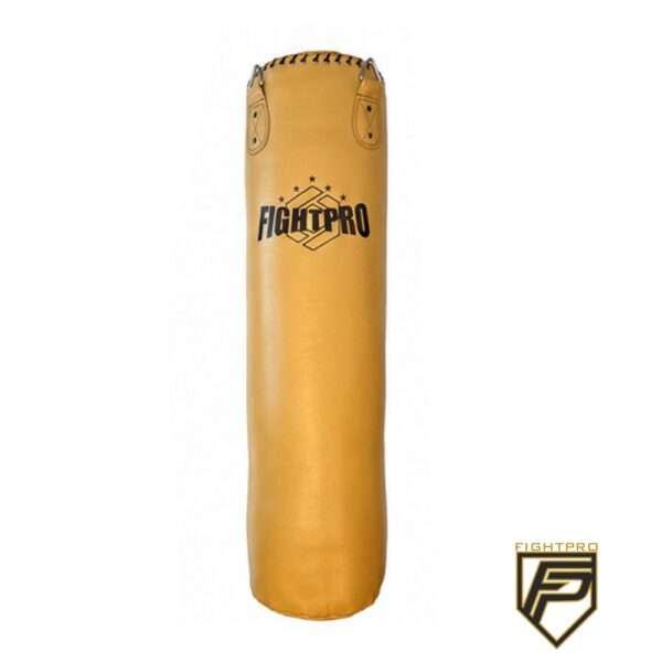 FIGHTPRO-bokszak-150cm-Premium-Lederen-beige–Handgemaakt-1